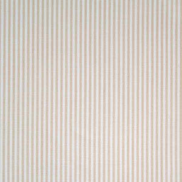 Narrow Stripe - Beige - White - Cotton Fabric – Fabric and Ribbon