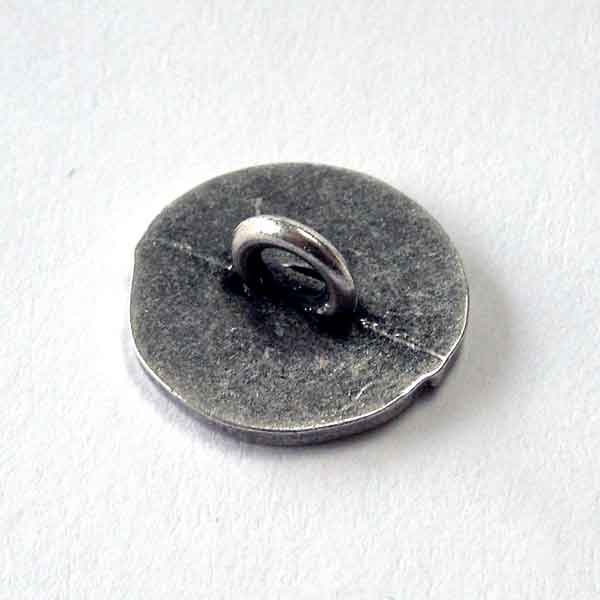 23mm Silver Metal Swirl Buttons Shank Buttons Pack of 8