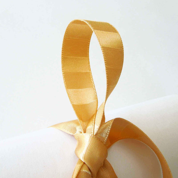 Tiger Stripe Ribbon Honey Gold Berisfords - 25mm