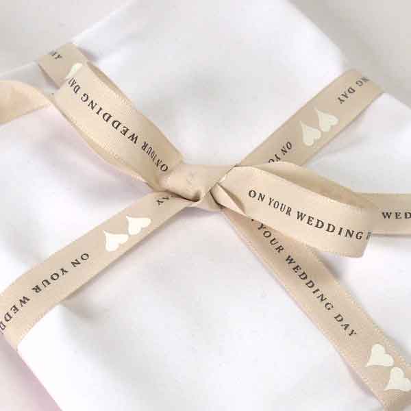 15mm On Your Wedding Day Ribbon - Berisfords