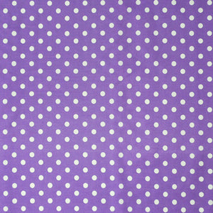 Polka Dot Purple - Cotton Fabric