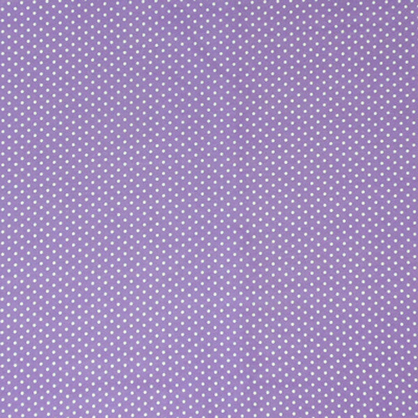 Small Polka Dot Purple - Cotton Fabric