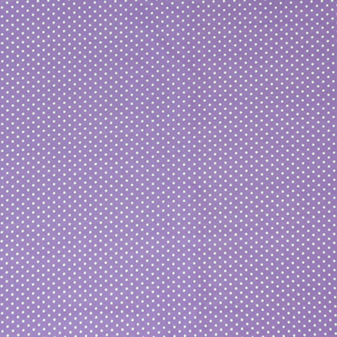 Small Polka Dot Purple - Cotton Fabric